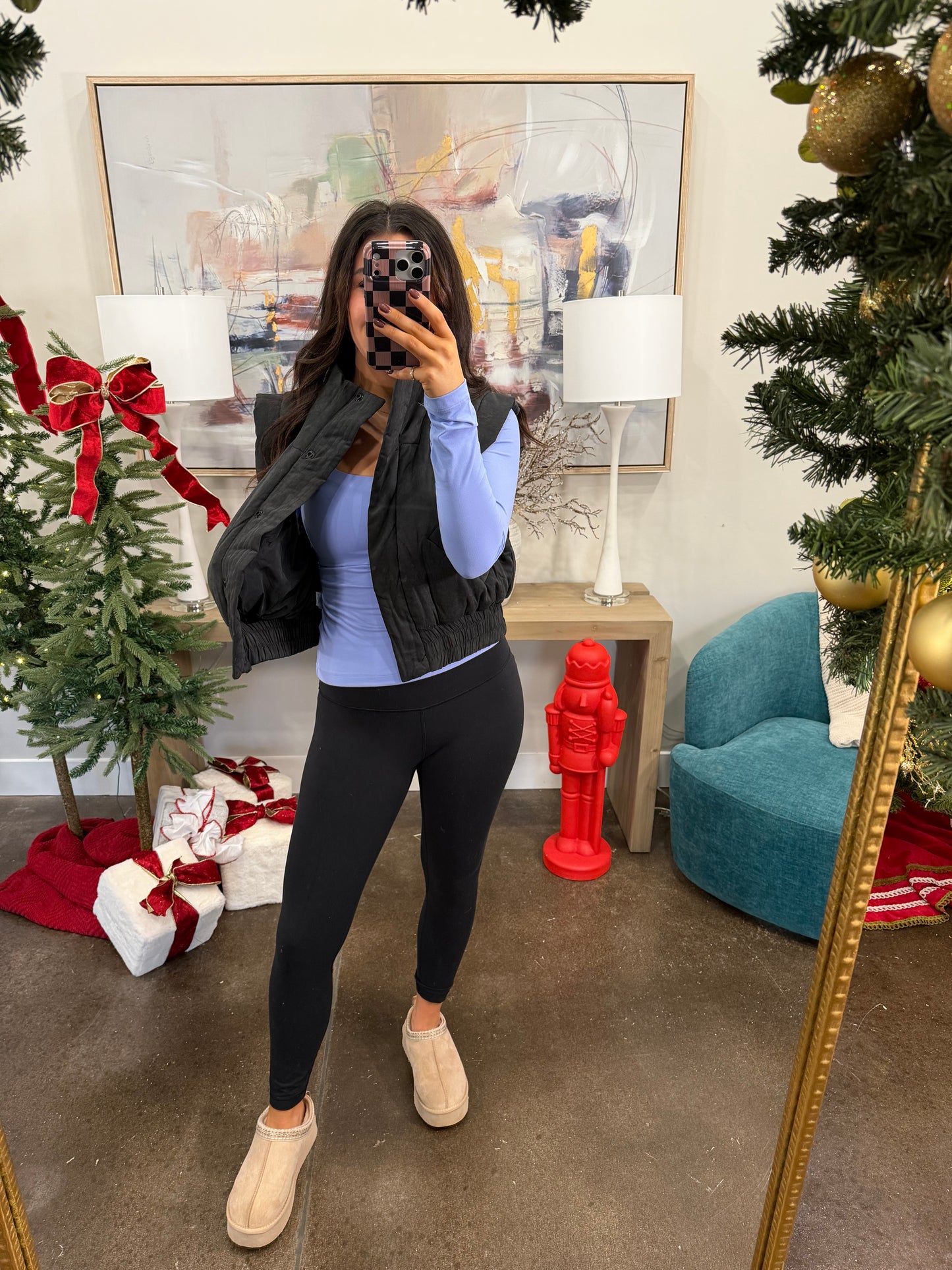 Black Puffer Vest