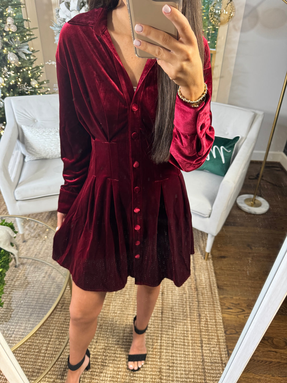 Merry Button Down Dress