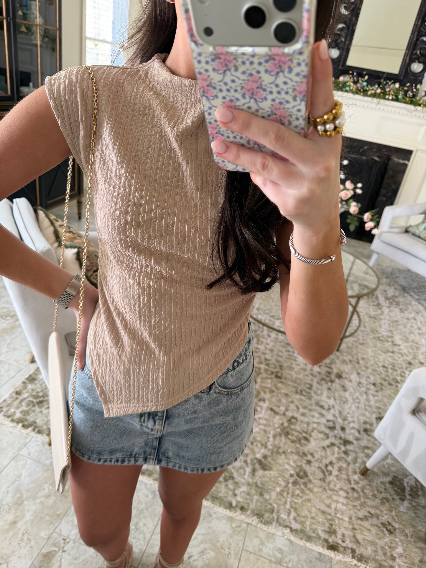 Tan Mandy Top