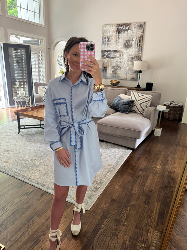 Blue Anna Dress