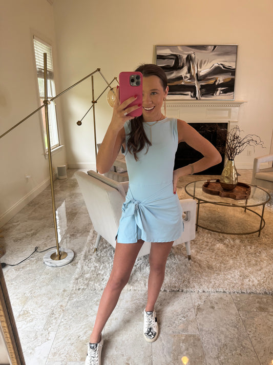 Ocean Blue Romper