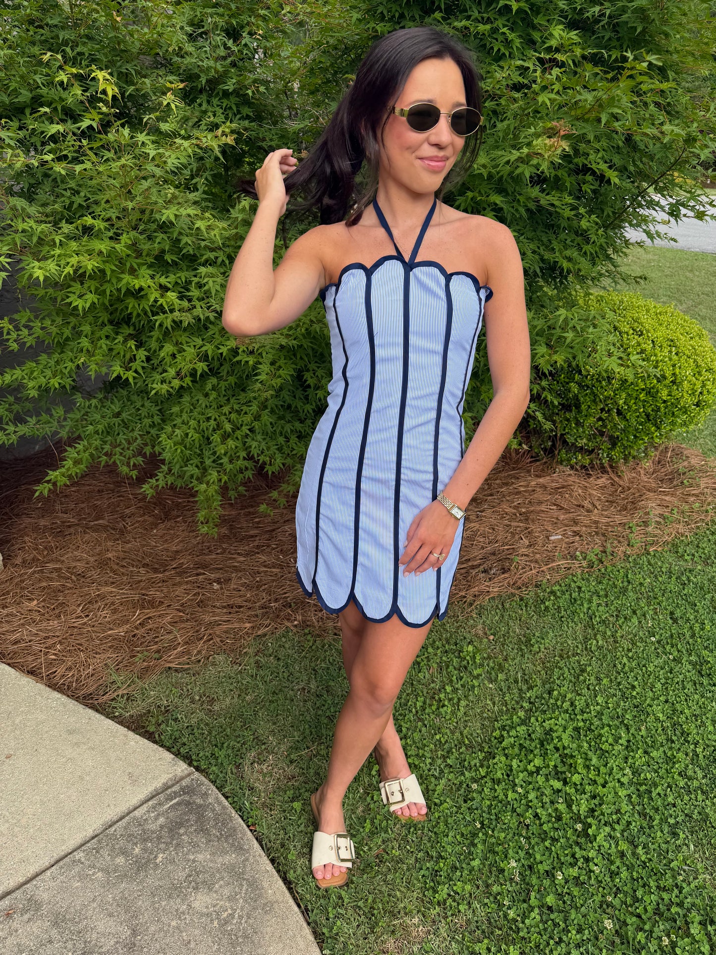 Scallop Viola Dress