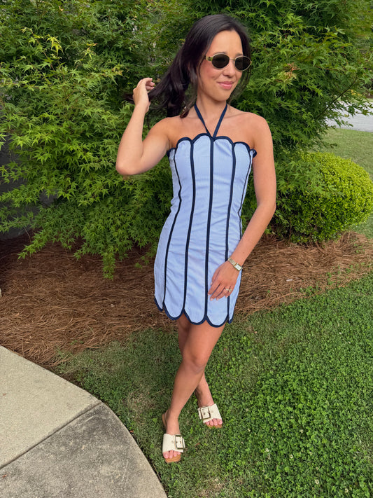 Scallop Viola Dress