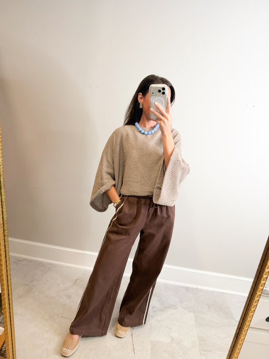 Mocha Lace Pants
