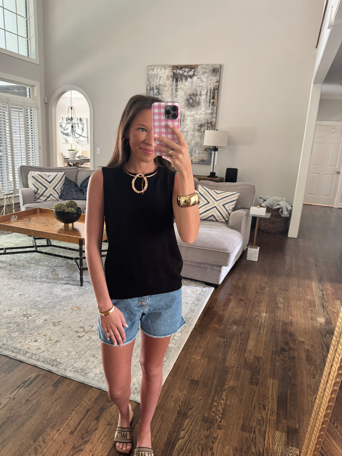 Black Sweater Tank