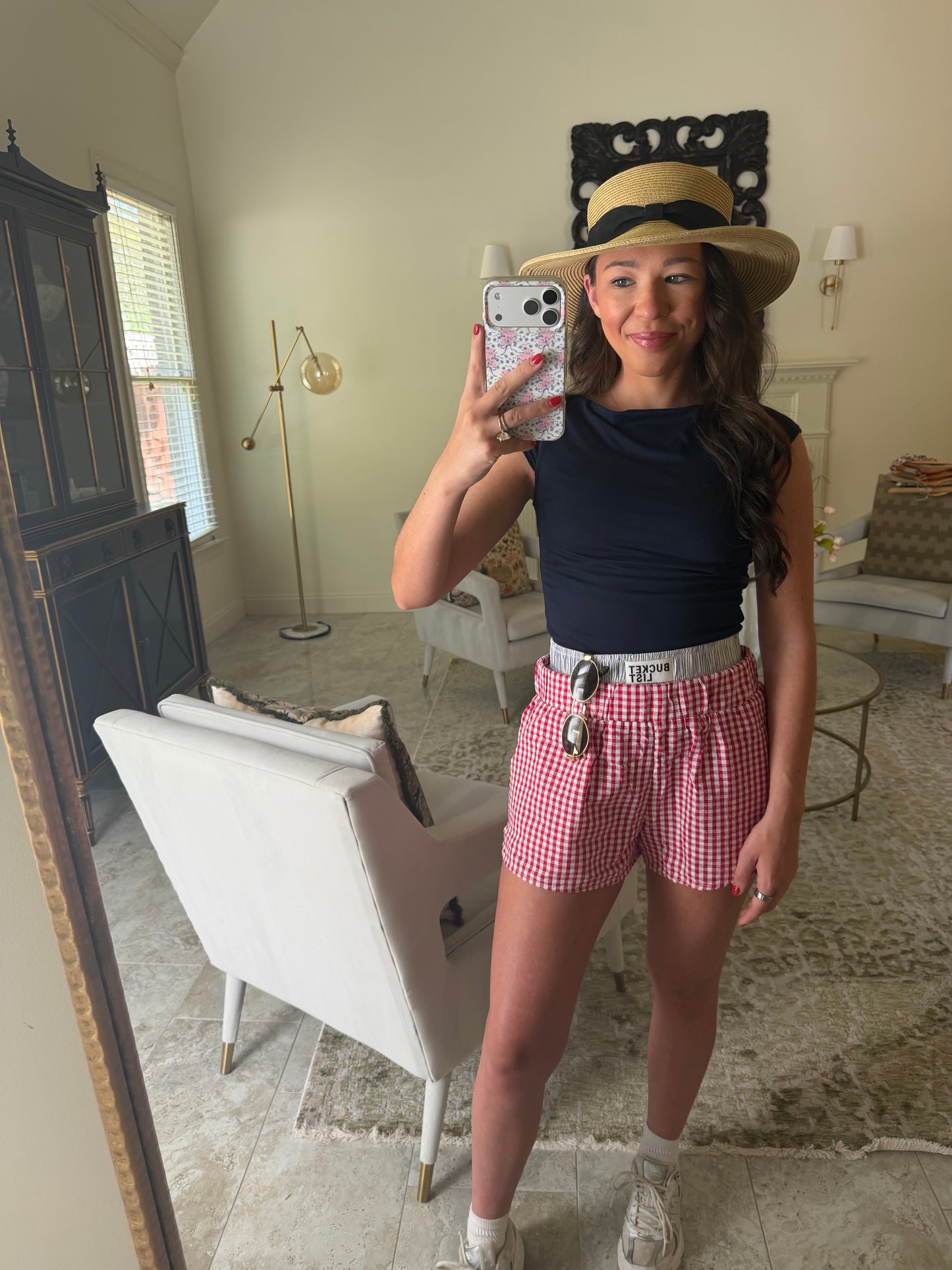 July Gingham Boxer shorts