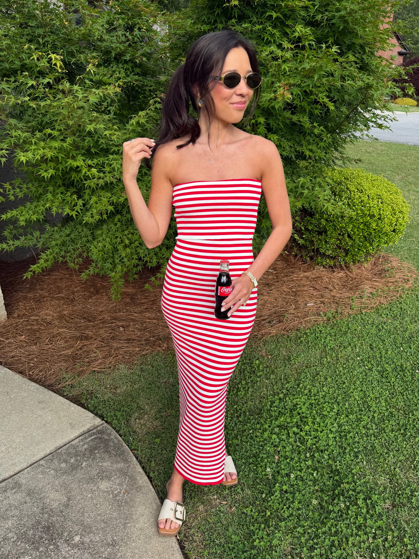 Red American Summer Dress