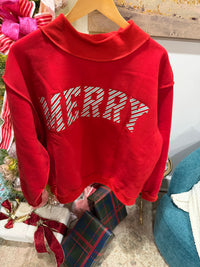 Merry Mocked Sweatshirt