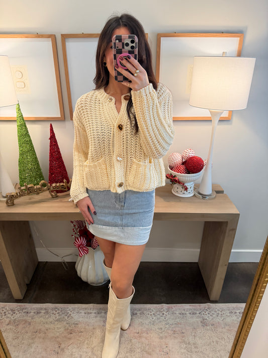 Spencer Button Down Sweater