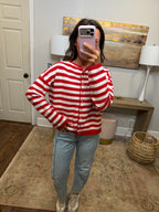 Red Striped Sweater