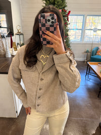 Chevron Brown Jacket