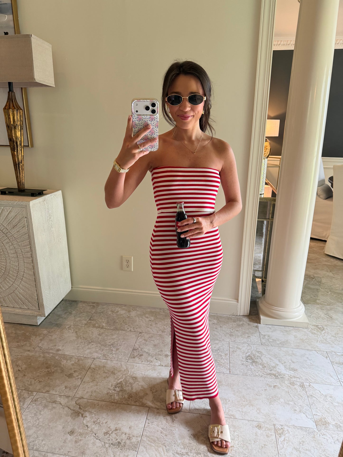 Red American Summer Dress