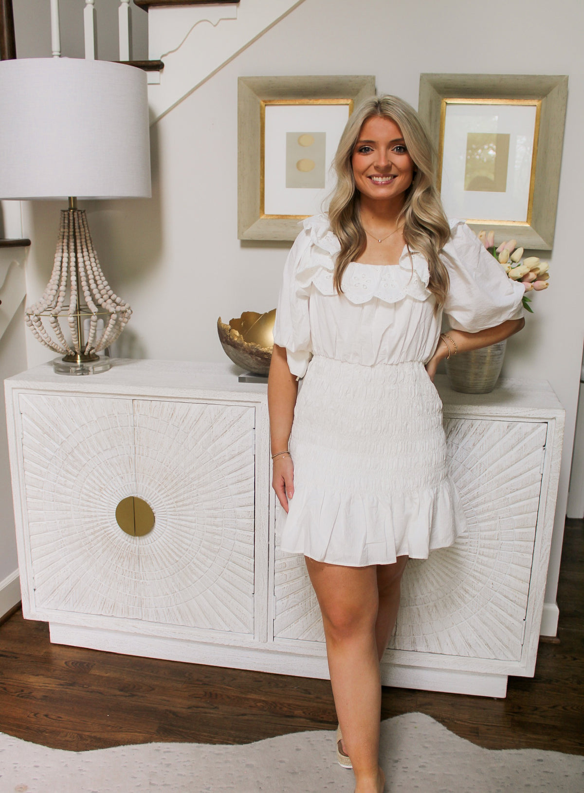 White Julie Dress