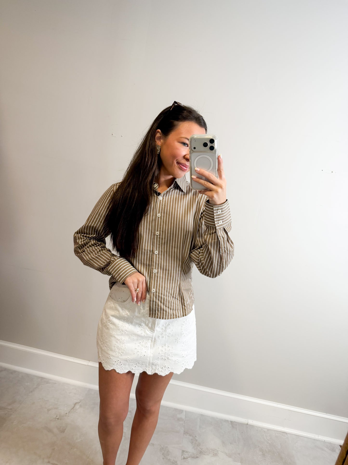 Eyelet Logan Skirt