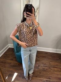Leopard Mandy Top