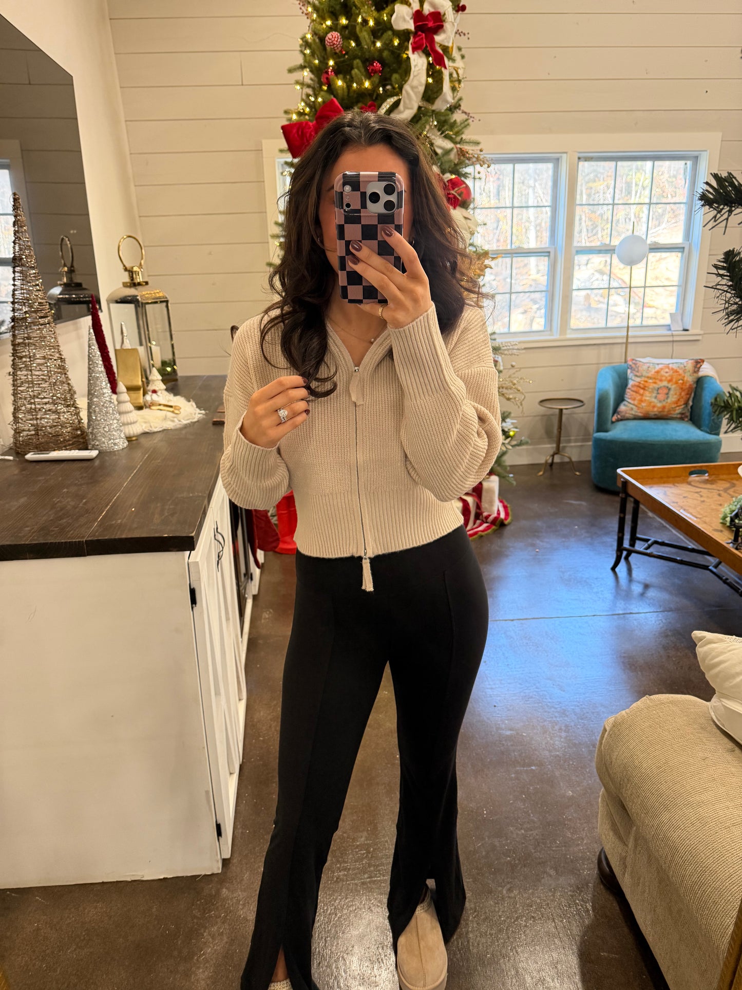 Black Flair Pants