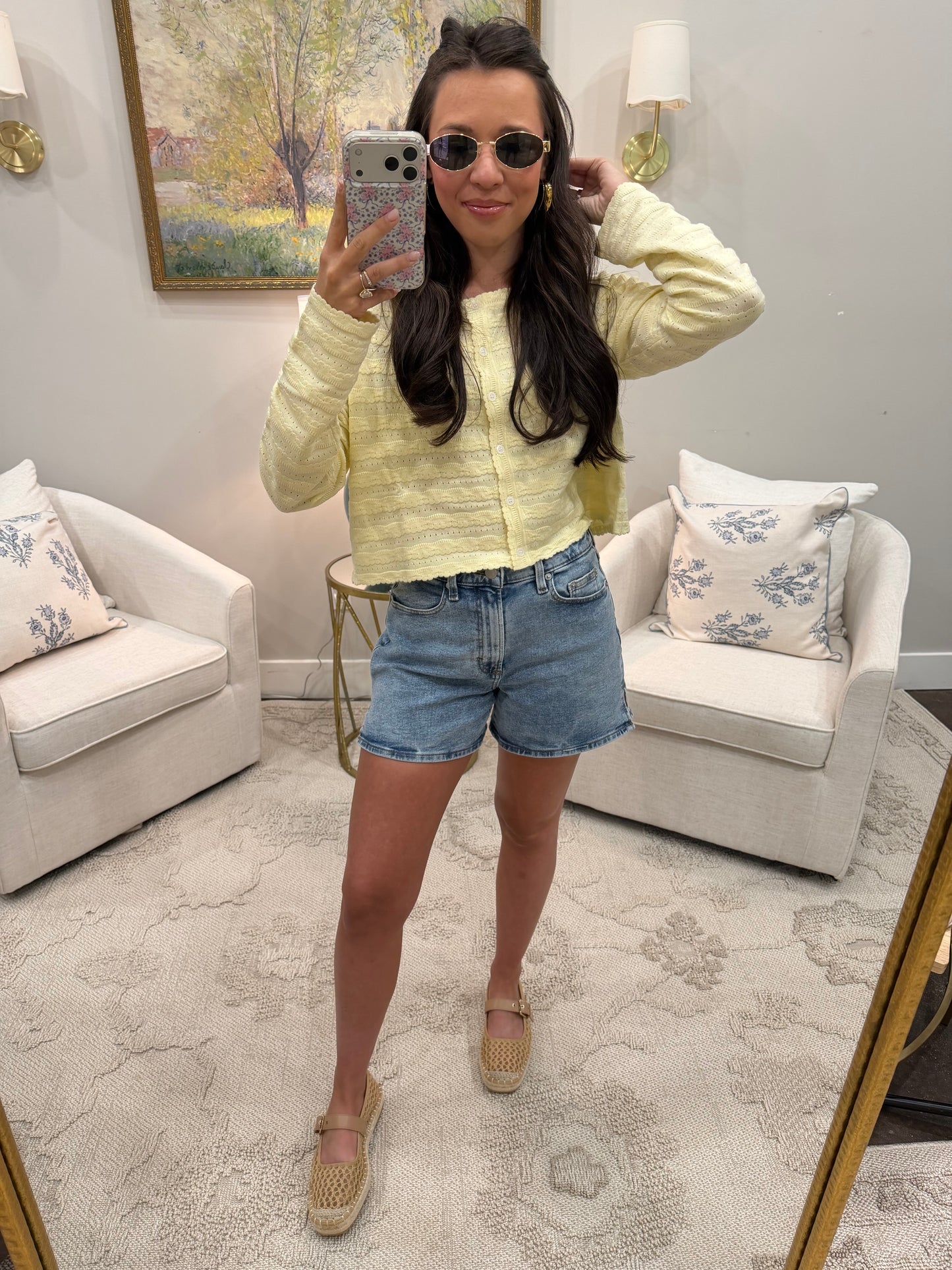 Butter Yellow Cardigan