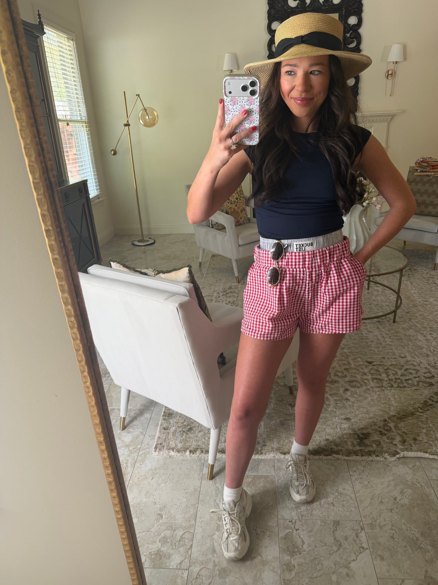 July Gingham Boxer shorts