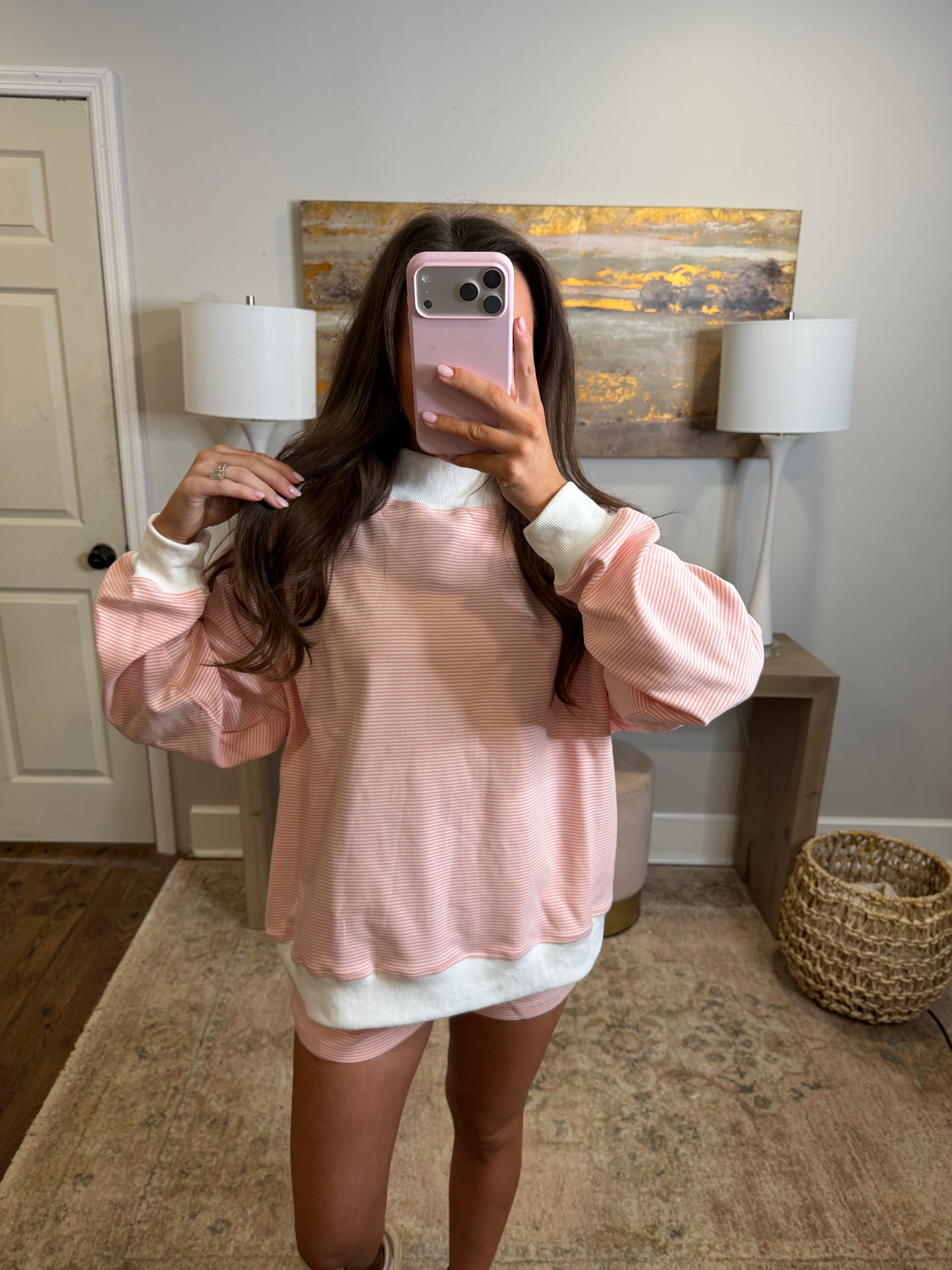 Pink Striped Set