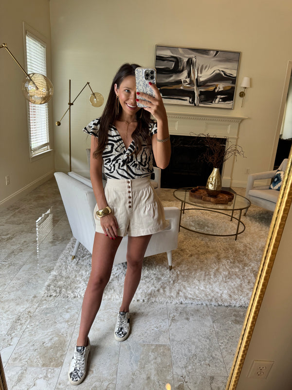 Cream Madison J Shorts