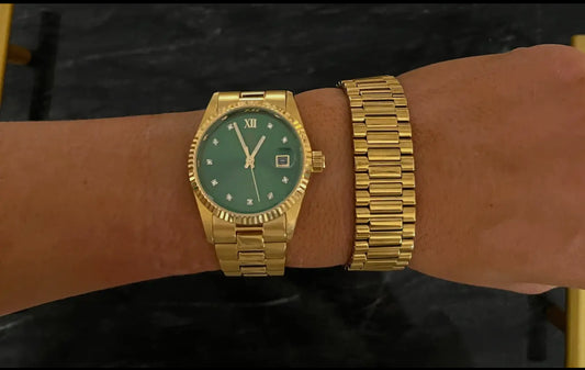 Gold Watch Band Bracelet