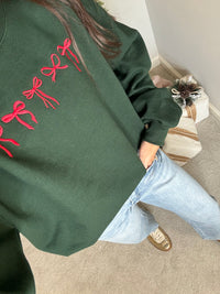 Green Bow Sweatshirt