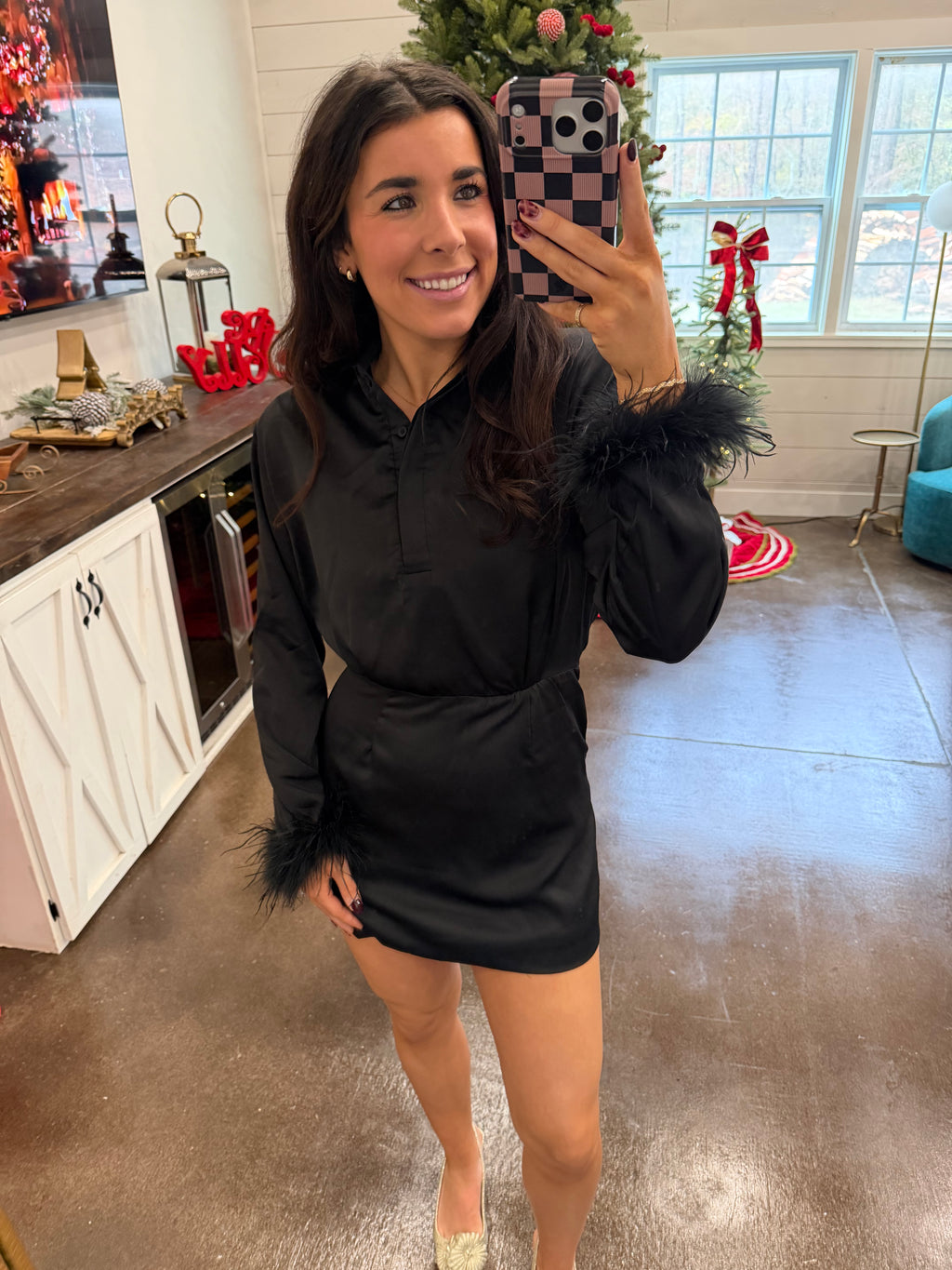 Gracie Feather Dress