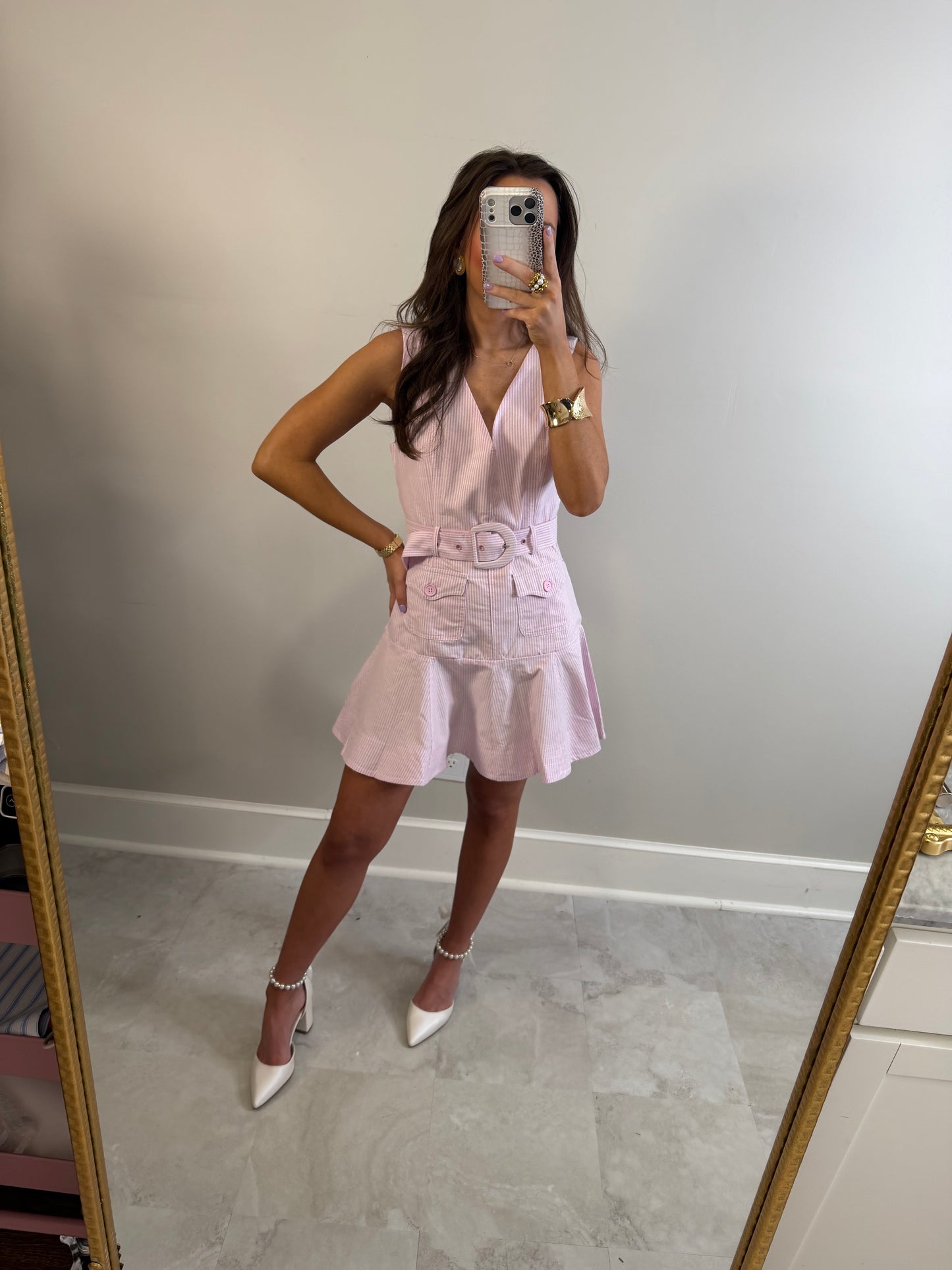 Pink Strip Dress