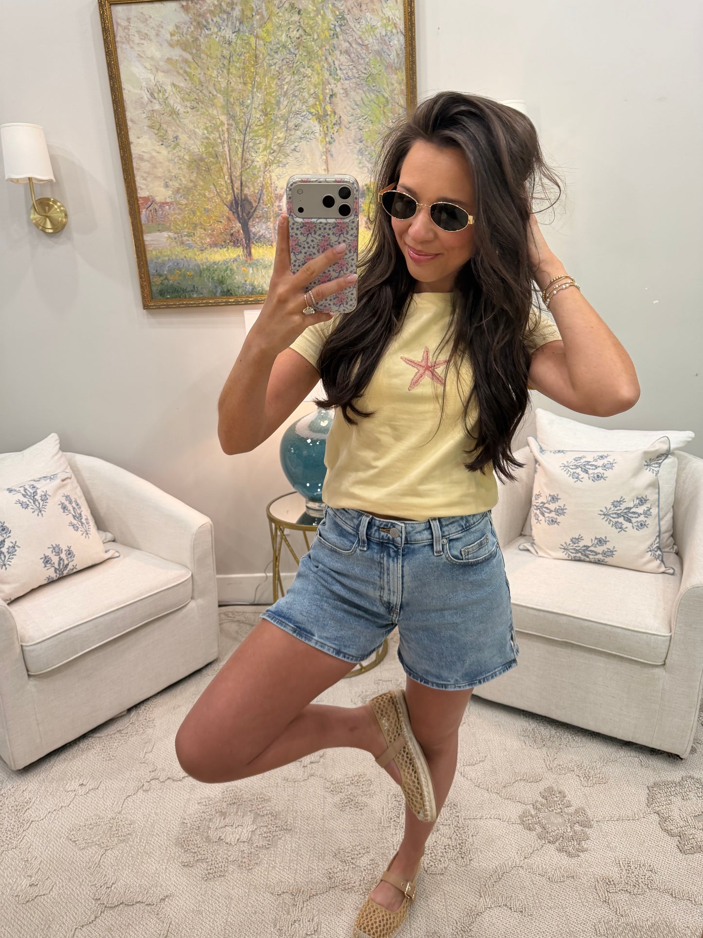 Star fish Babydoll Tee