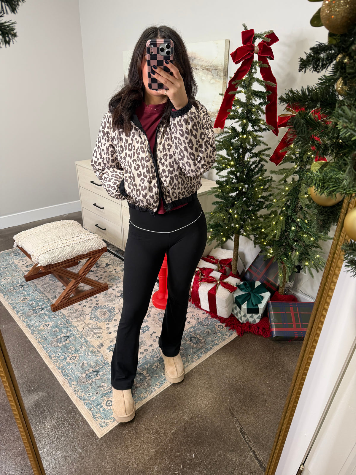 Reversible Cheetah Jacket `