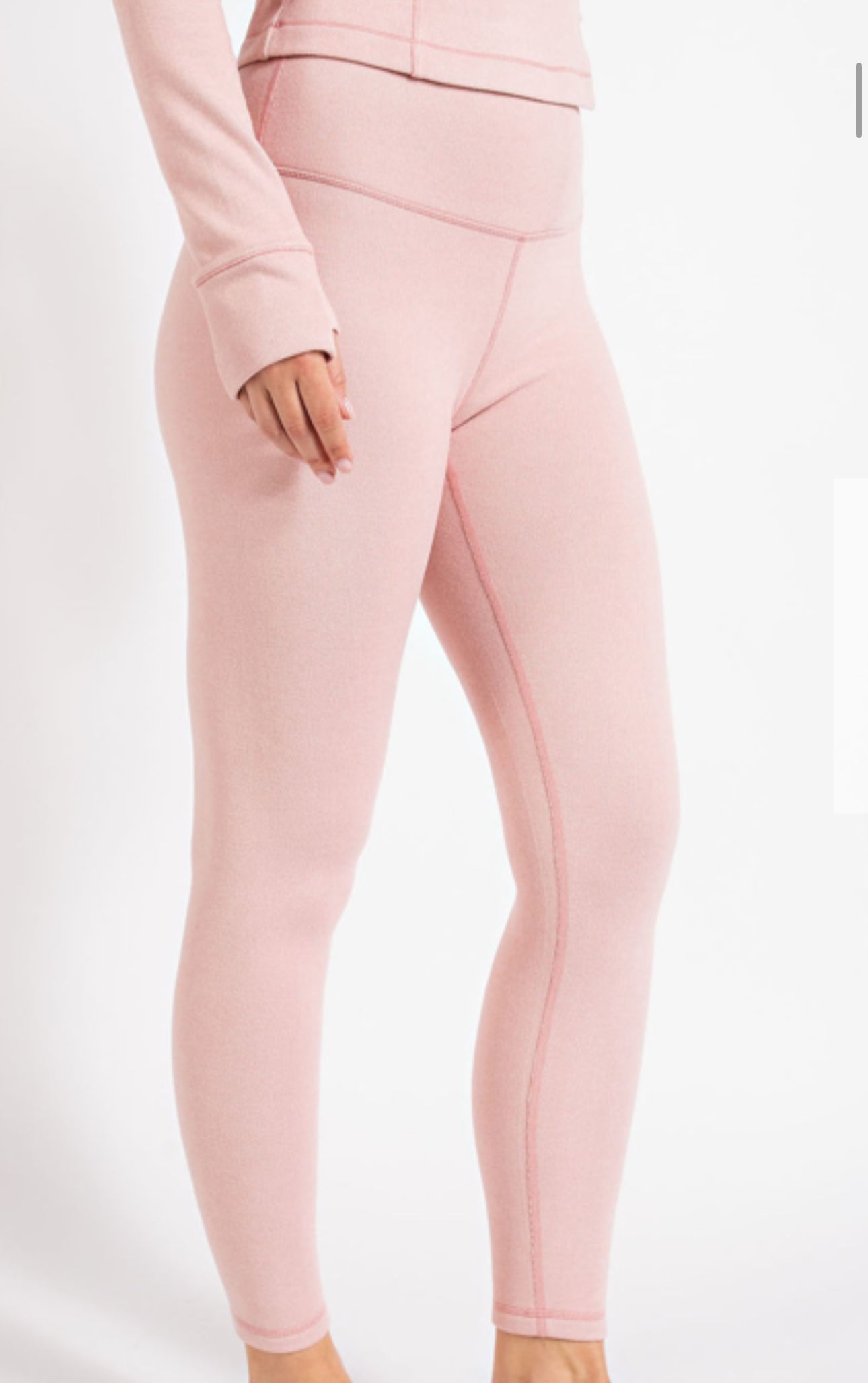 Fleece Pink Leggings