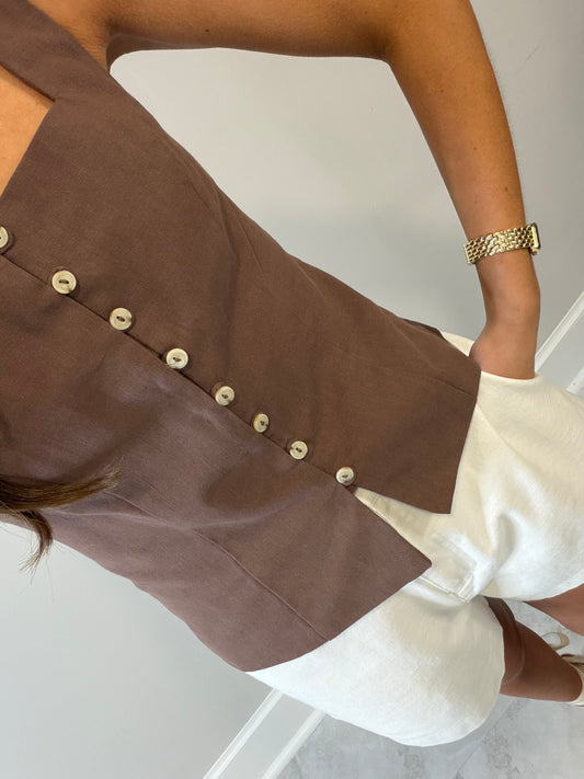 Brown Ashley Top
