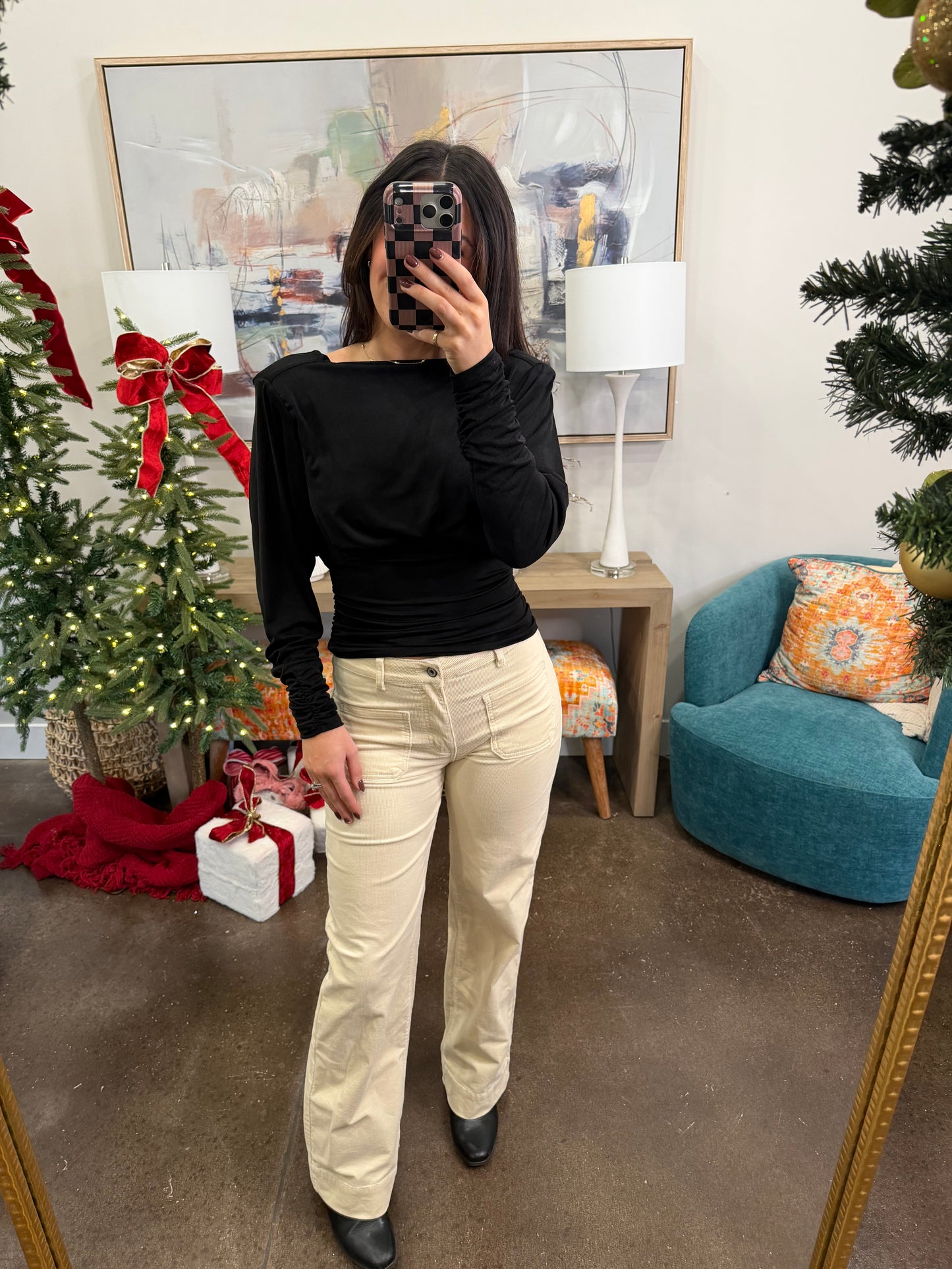 Black Mandy Top