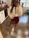 White Sherpa Coat