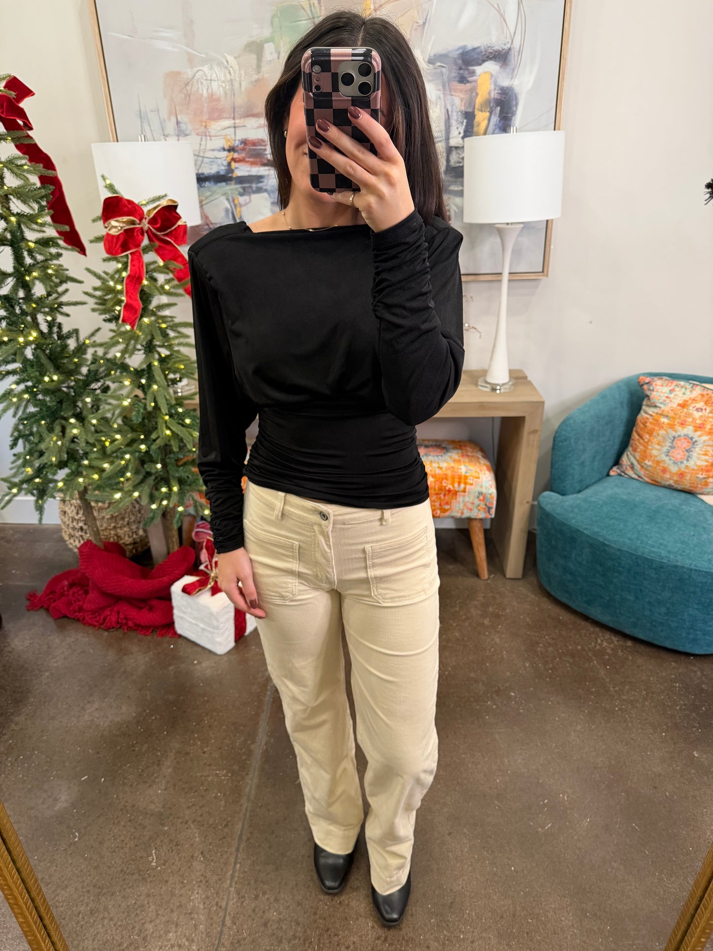 Black Mandy Top