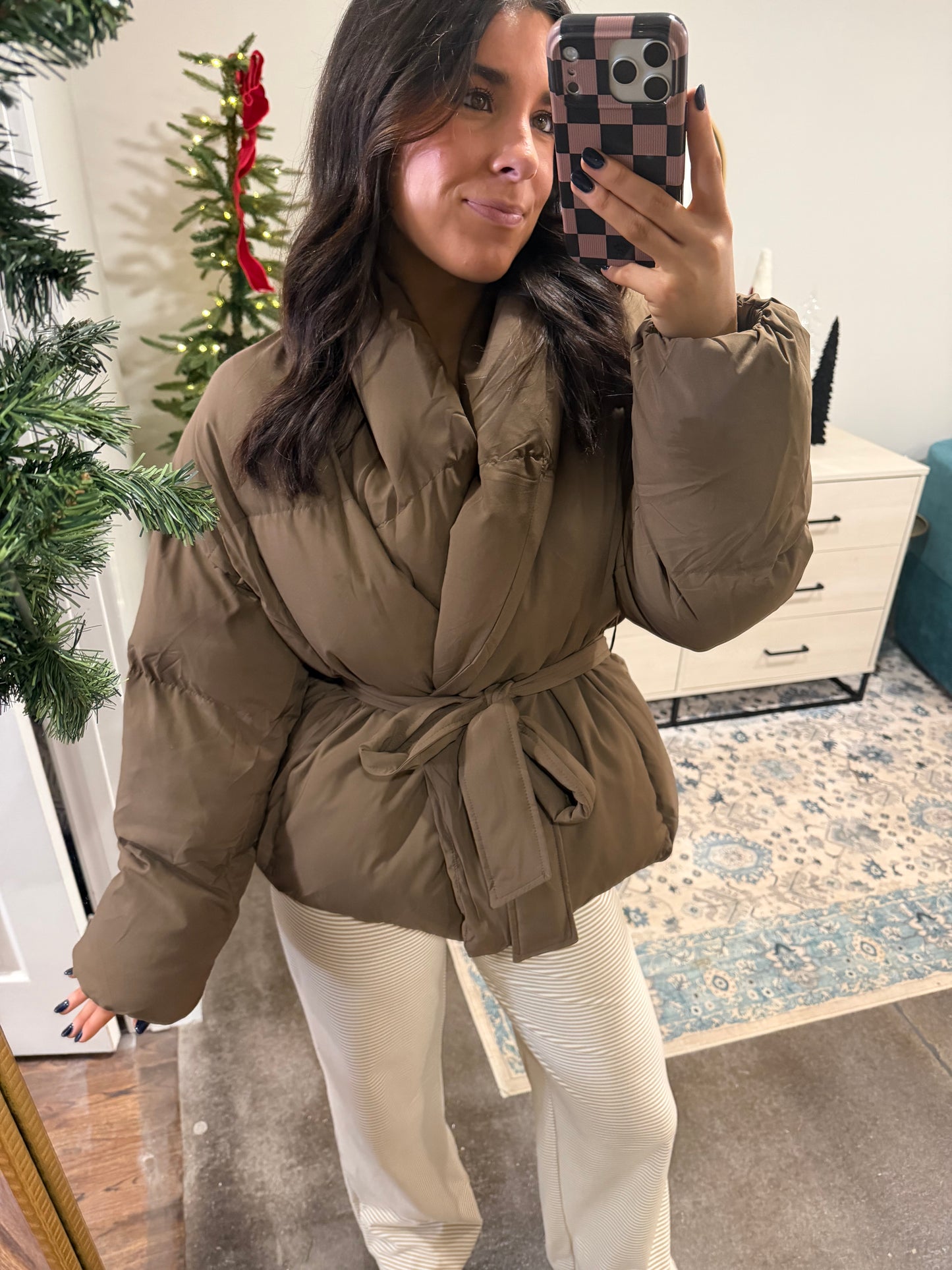 Brown Puffer Jacket