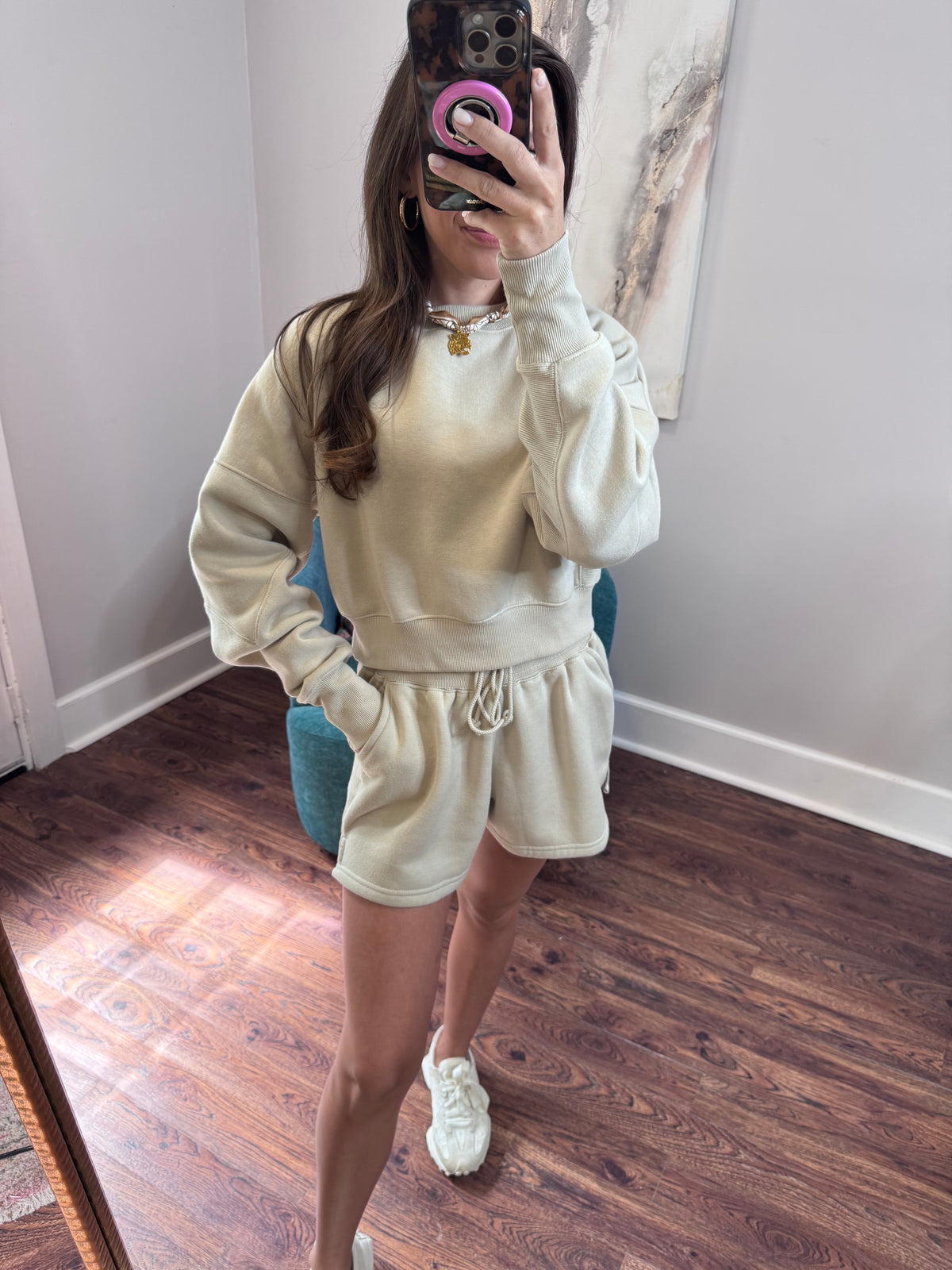 Mandy Mocha Sweat Set