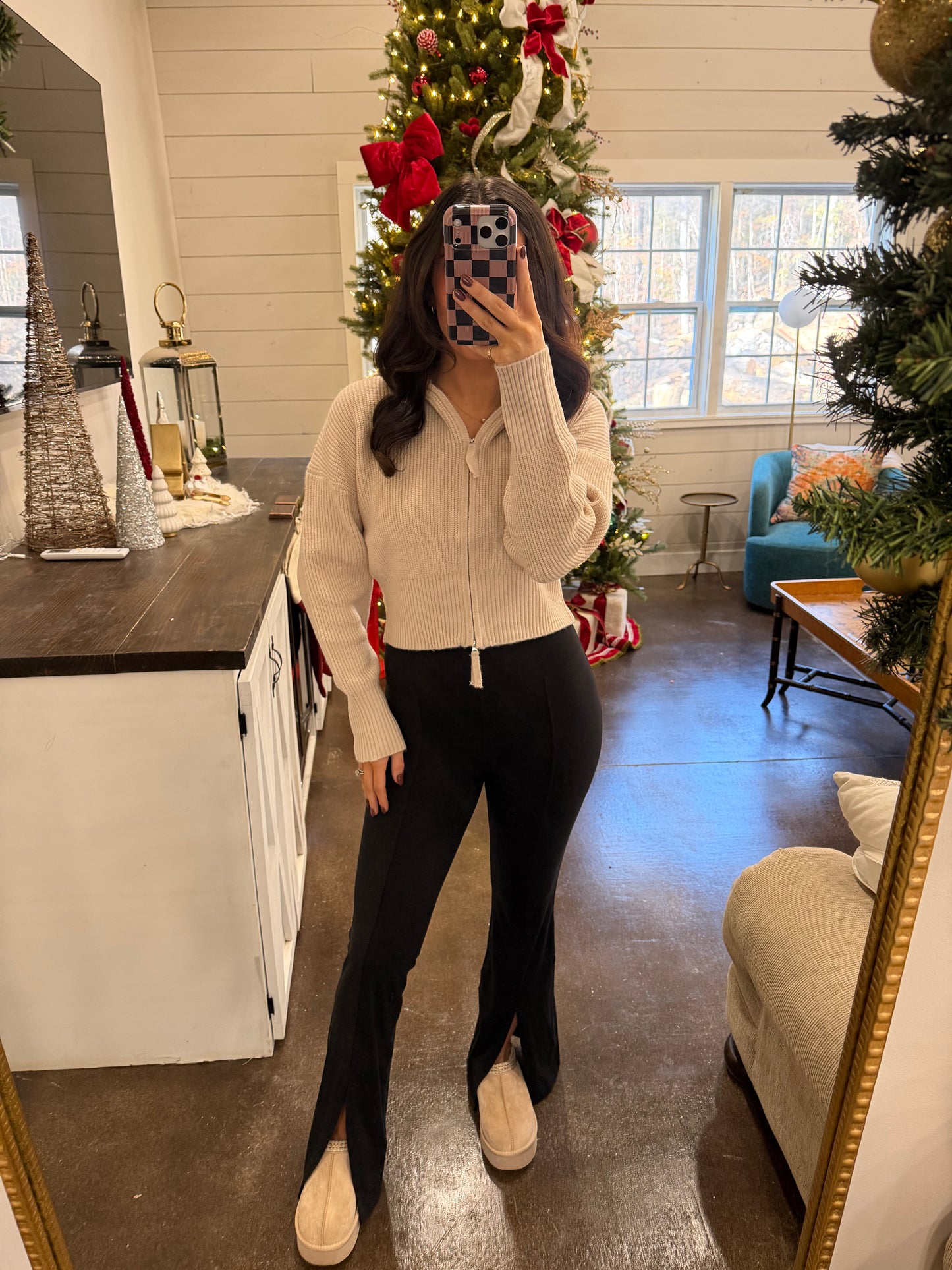 Black Flair Pants
