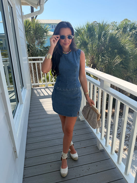 Denim Mary Set