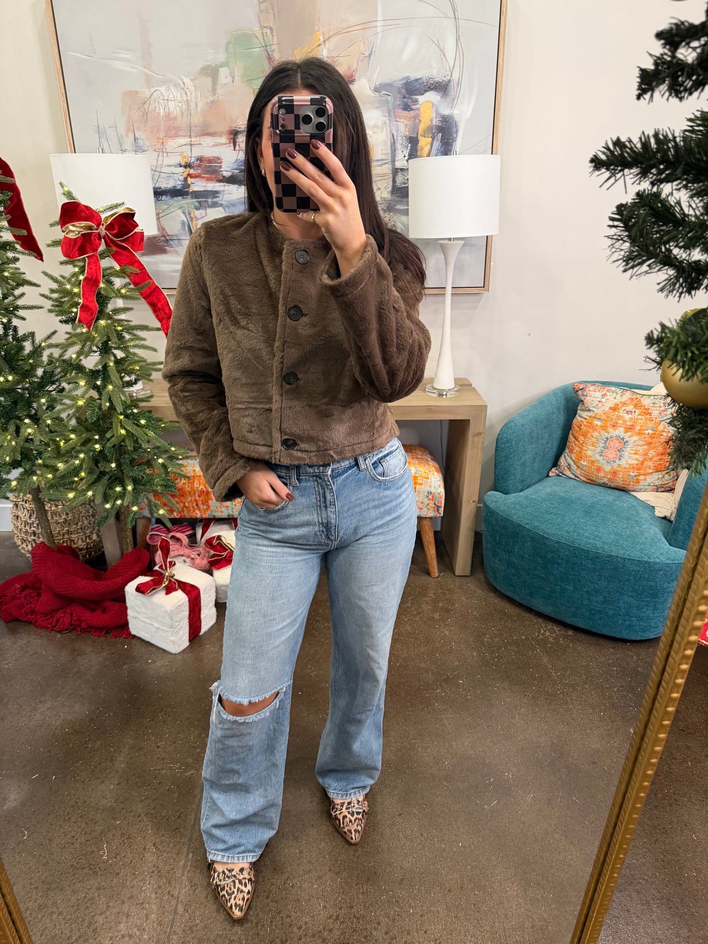 Brown Puffer Jacket
