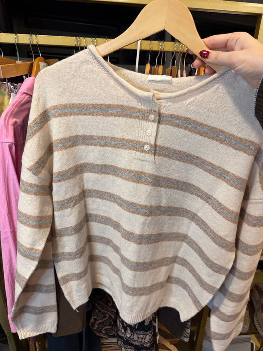 Front Porch Henley Sweater