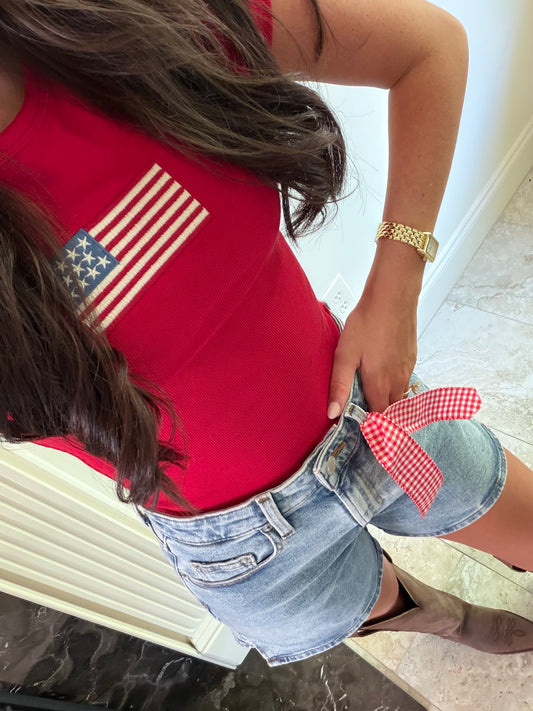 Babydoll Flag Top