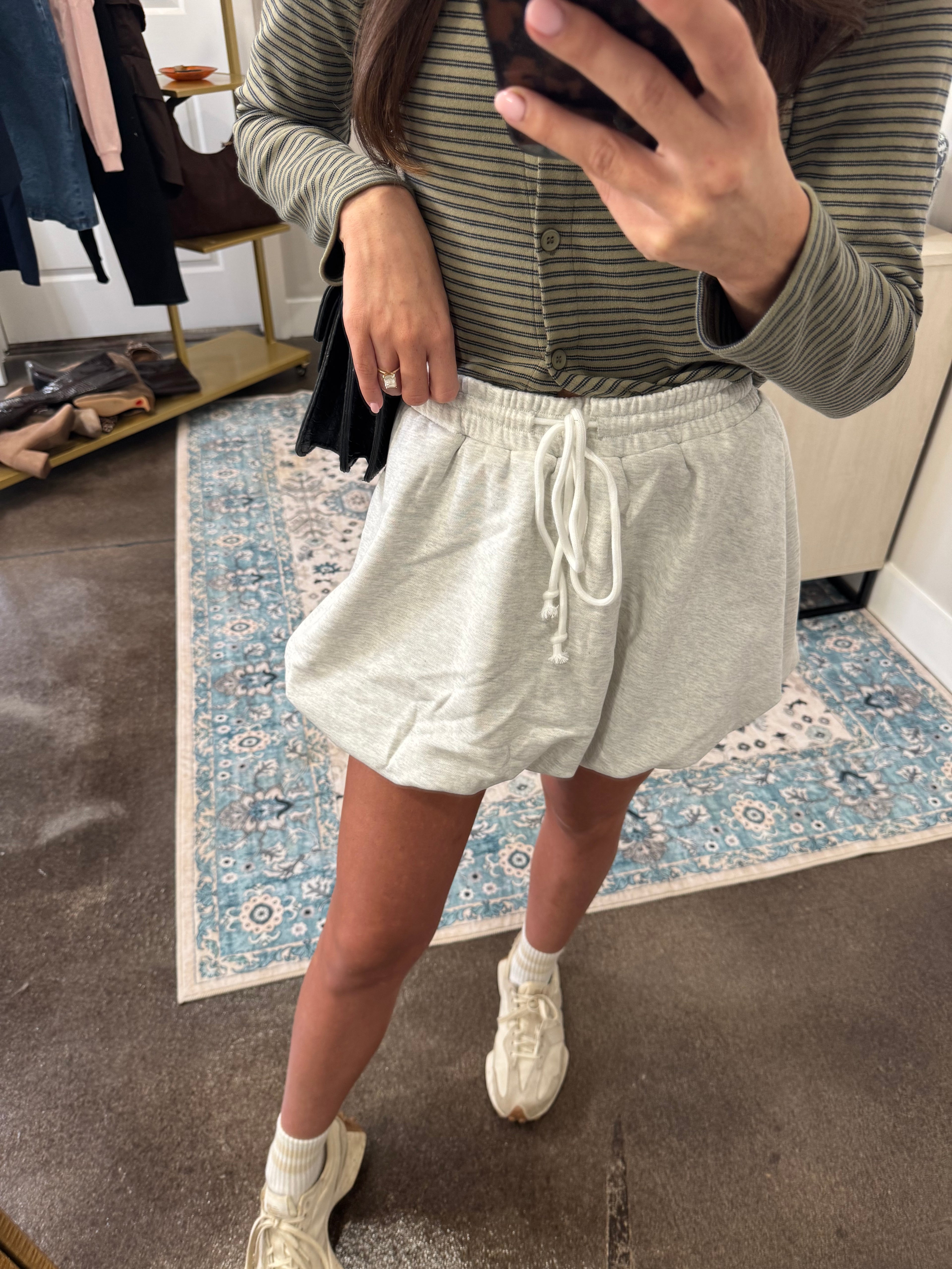 Grey Bubble Skirt