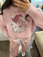 Pink Santa Sweater