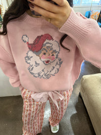 Pink Santa Sweater