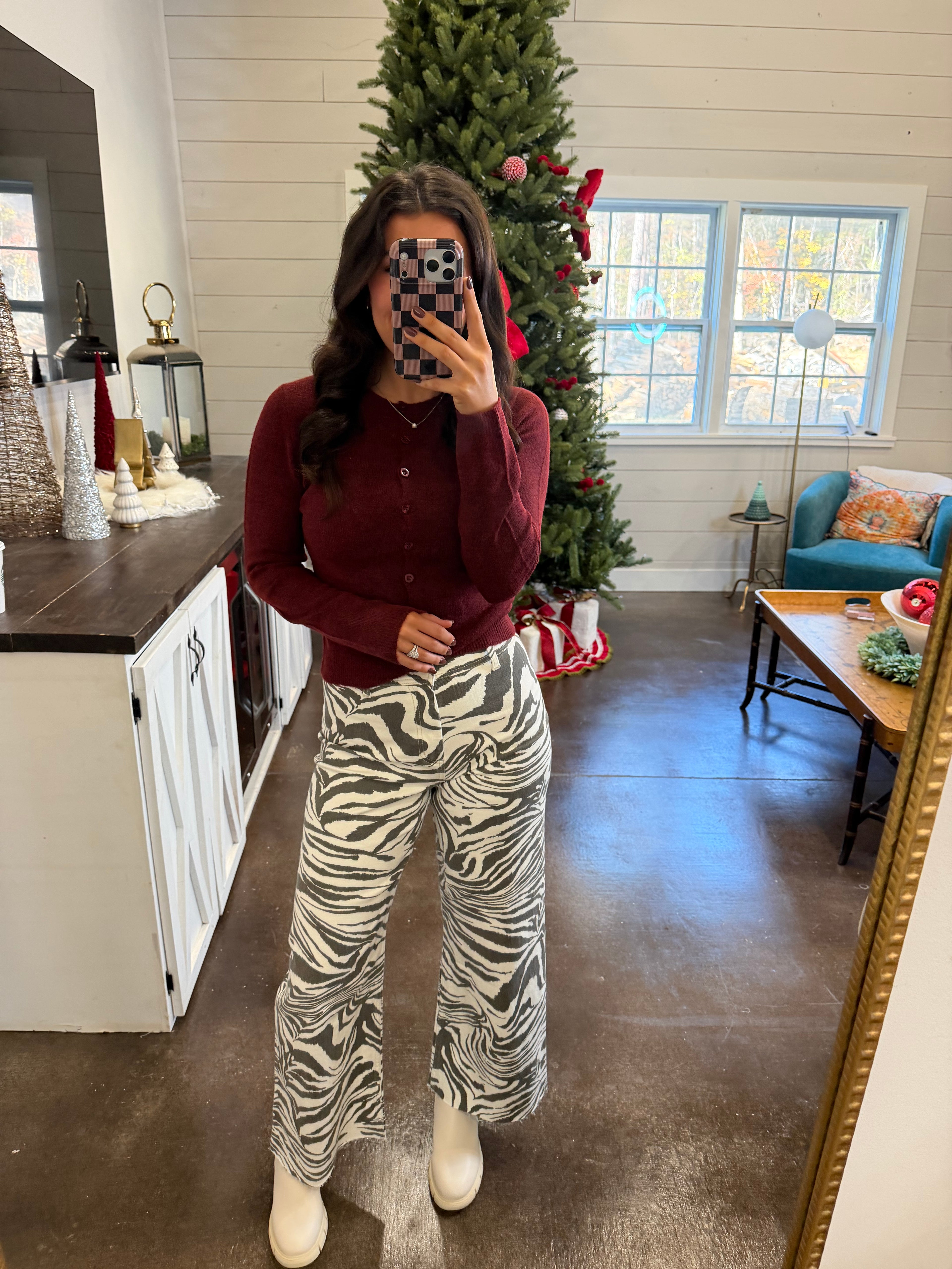 Maroon Marianna  Sweater