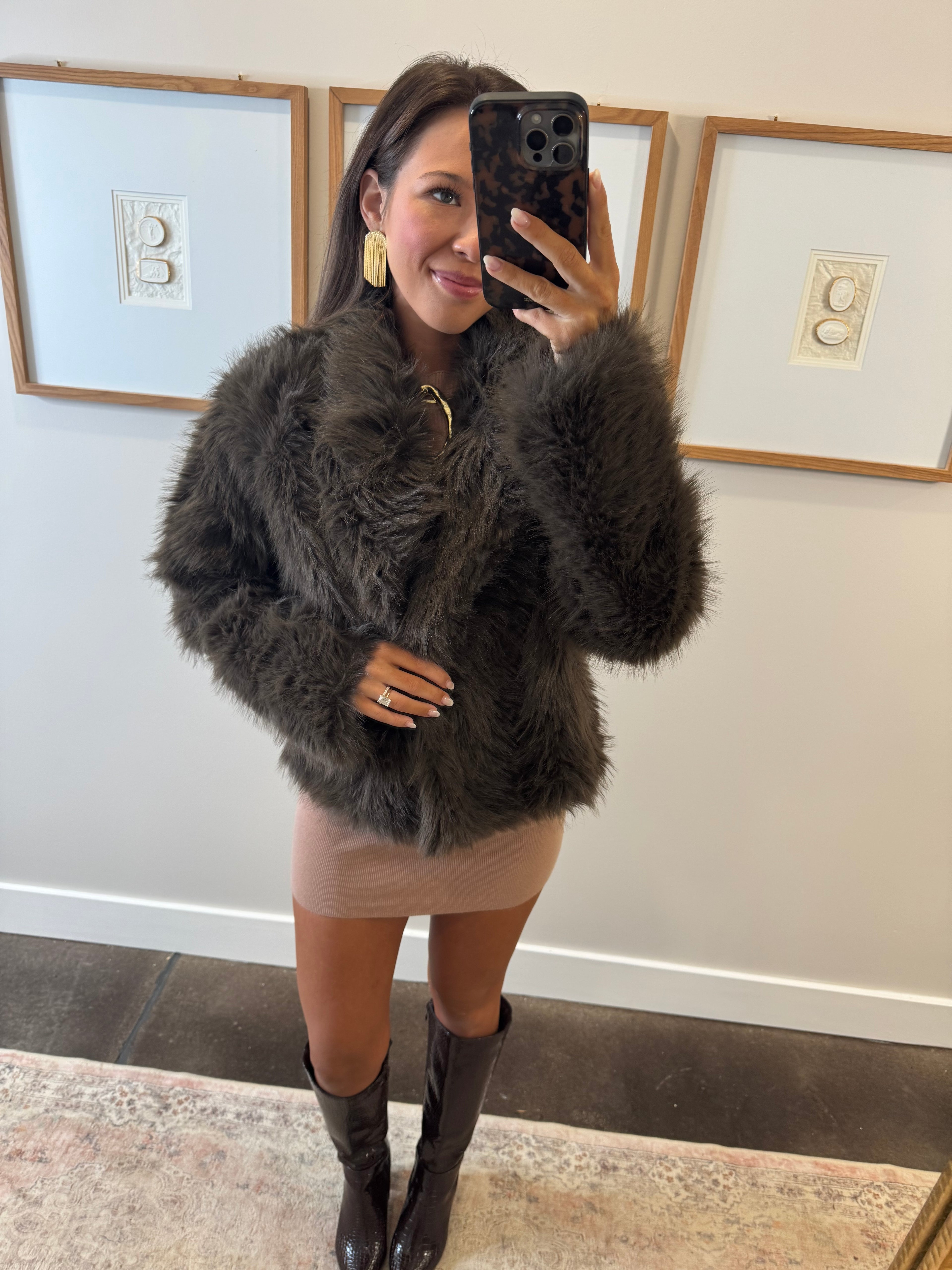 Chocolate Sherpa Jacket