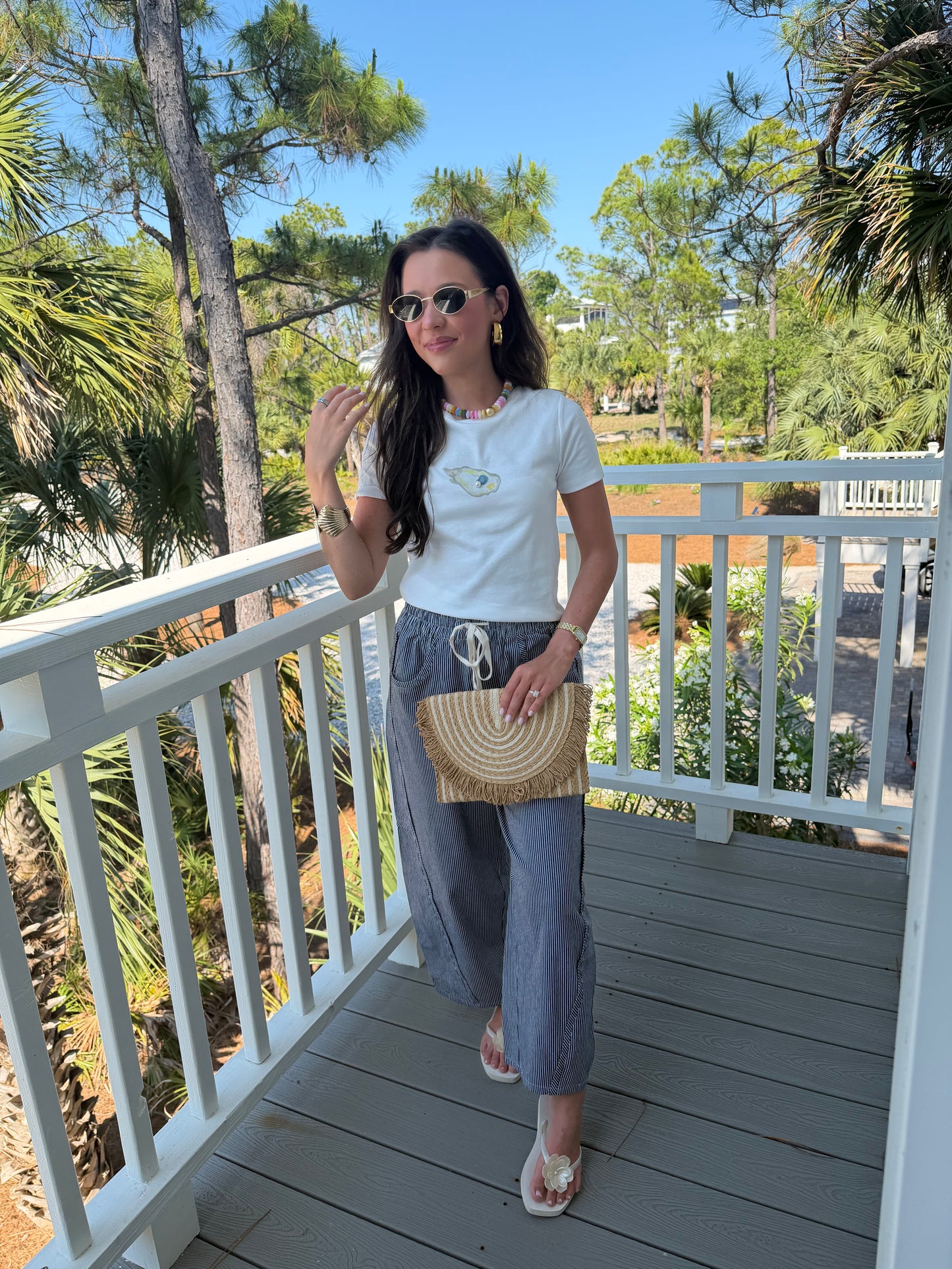 Striped Harper Pants