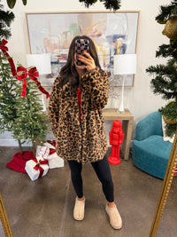 Long Cheetah Fur Coat
