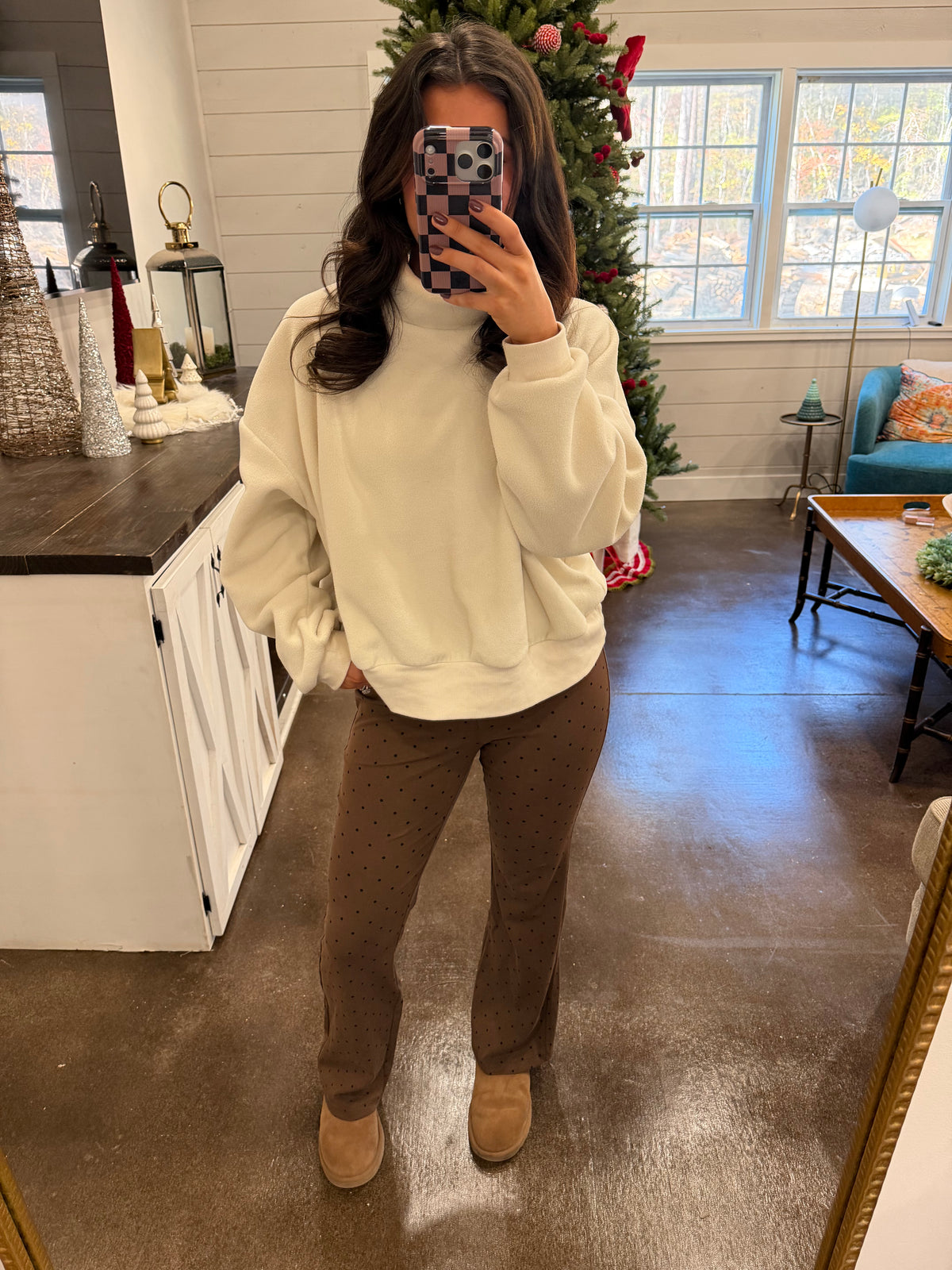 Polka Dot Yoga Pants